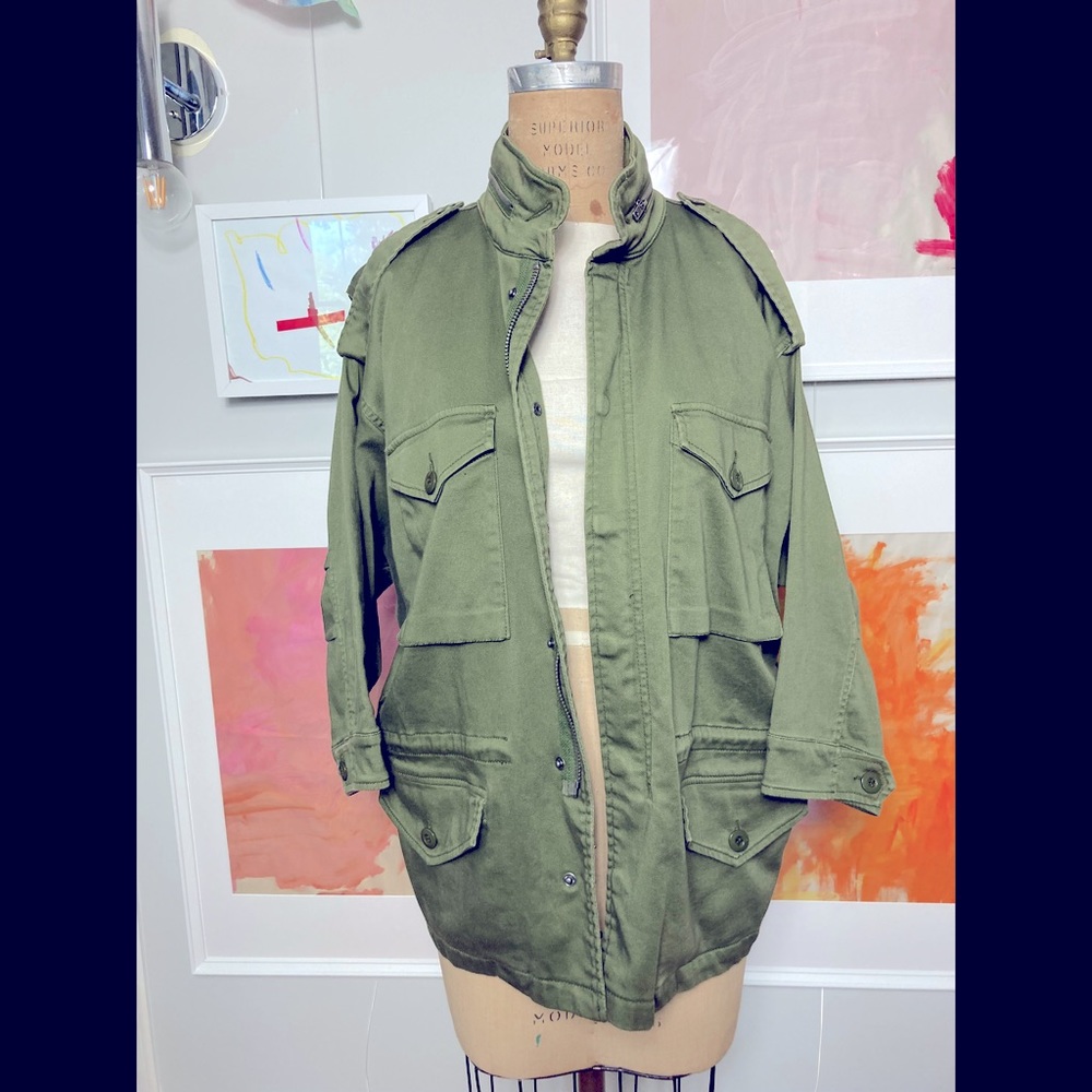 William Rast military style jacket